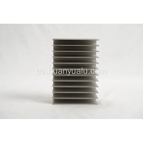 Radiador de extrusión de aluminio de ingeniería de precisión